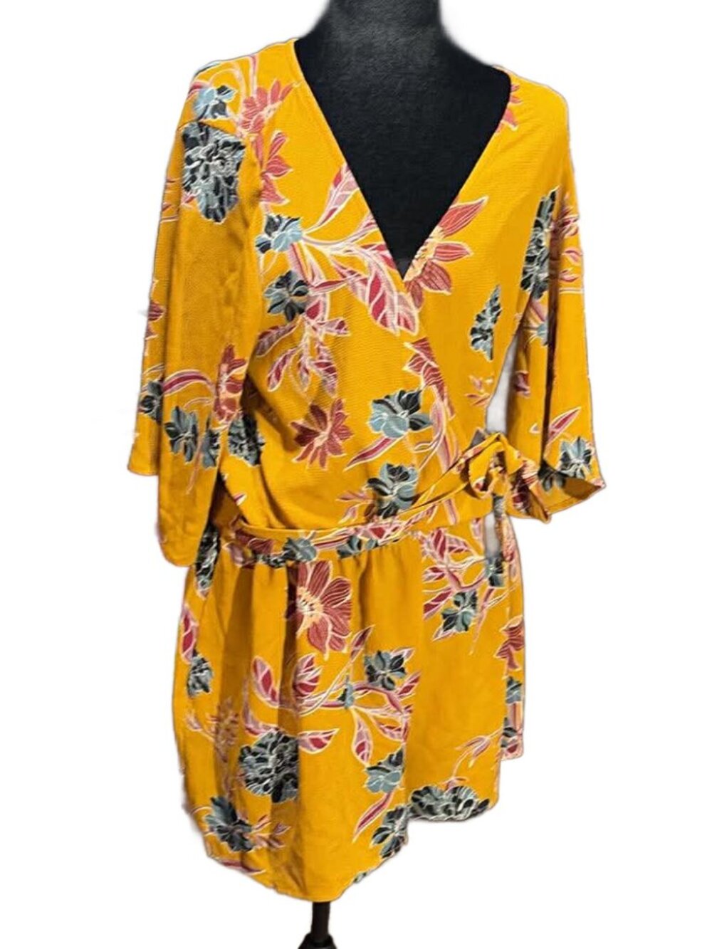 NWT Shyanne Faux Wrap Tunic